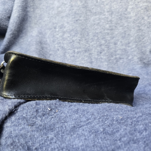 Harley-Davidson Mini Bag Vintage Hard LEATHER! - Picture 9 of 10